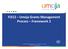 FI312 Umoja Grants Management Process Framework 2. Umoja Grants Management Process Framework 2 Version 20 1