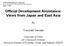 Official Development Assistance: Views from Japan and East Asia