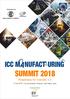 ICC MANUFAC URING SUMMIT 2018