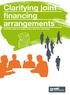 Clarifying joint financing arrangements A briefing paper for health bodies and local authorities