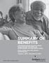 Summary of Benefits. Section I - Introduction to Summary of Benefits