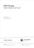 Select Balanced Fund. Interim Report 30 September MANAGER Affin Hwang Asset Management Berhad ( T)