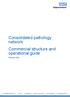 Consolidated pathology network Commercial structure and operational guide