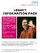 LEGACY INFORMATION PACK