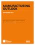 MANUFACTURING OUTLOOK