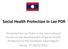 Social Health Protection In Lao PDR