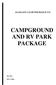 CAMPGROUND AND RV PARK PACKAGE