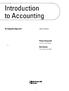 ntroduction to Accounting