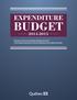 expenditure Budget