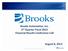 Brooks Automation, Inc. 3 rd Quarter Fiscal 2013 Financial Results Conference Call