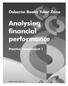 Analysing financial performance