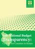 Sub-National Budget Transparency: