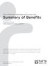 Summary of Benefits. Tufts Medicare Preferred PDP PLANS Employer Group Tufts Medicare Preferred PDP3