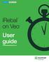 Guidebook irebal on Veo. irebal on Veo User guide