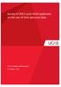 Survey of 2015 cycle UCAS applicants on the use of their personal data