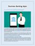 Business Banking Apps