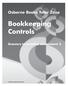 Osborne Books Tutor Zone. Bookkeeping Controls. Answers to practice assessment 2