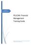 PELICAN: Financial Management Training Guide