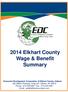 2014 Elkhart County Wage & Benefit Summary