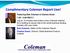 Complimentary Coleman Report Live!