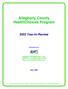 Allegheny County HealthChoices Program