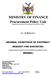 MINISTRY OF FINANCE Procurement Policy Unit (Established under section 6 of the Public Procurement Act, 2015)