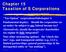 Chapter 15 Taxation of S Corporations
