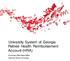 University System of Georgia Retiree Health Reimbursement Account (HRA)