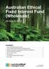 Australian Ethical Fixed Interest Fund (Wholesale)