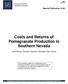 Costs and Returns of Pomegranate Production in Southern Nevada