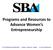 Programs and Resources to Advance Women s Entrepreneurship. U.S. Small Business Administration Answers Resources Support For Your Small Business