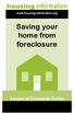 Saving your home from foreclosure