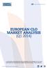 EUROPEAN CLO MARKET ANALYSIS (Q1 2014)