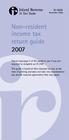 Non-resident income tax return guide 2007