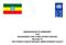 MEMORANDUM OF AGREEMENT FOR MANAGEMENT AND OTHER SUPPORT SERVICES RELATED TO THE ETHIOPIA CLIMATE RESILIENT GREEN ECONOMY FACILITY