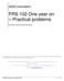 FRS 102 One year on Practical problems