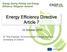 Energy Efficiency Directive Article 7
