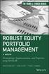 Robust Equity Portfolio Management + Website