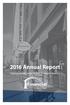 2016 Annual Report. Helping people achieve their financial dreams.
