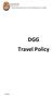 33810 Weyerhaeuser Way S. Ste 100 Federal Way, WA DGG Travel Policy