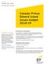 Canada: Prince Edward Island issues budget