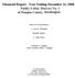 Financial Report - Year Ending December 31, 2000 Public Utility District No. 1 of Douglas County, Washington