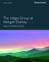 The Indigo Group at Morgan Stanley. Indigo Sustainable Portfolios