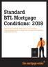 Standard BTL Mortgage Conditions: 2018