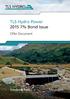 TLS Hydro Power % Bond Issue