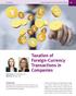 2015 Number 2 Taxation of Foreign-Currency Transactions in Companies