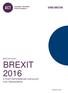 BRIEFING NOTE: BREXIT 2016 A POST-REFERENDUM CHECKLIST FOR TREASURERS