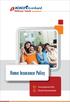 Home Insurance Policy. Comprehensive Plan Simple Documentation