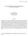 Yafu Zhao Department of Economics East Carolina University M.S. Research Paper. Abstract