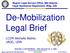 De-Mobilization Legal Brief
